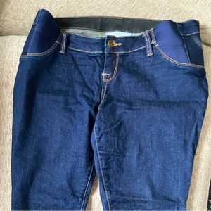 Liz Lange Maternity Jegging Size Medium Dark Wash